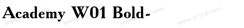 Academy W01 Bold字体转换 Academy W01 Bold字体转换